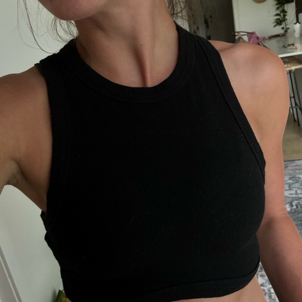 Cute crop racer back tank!